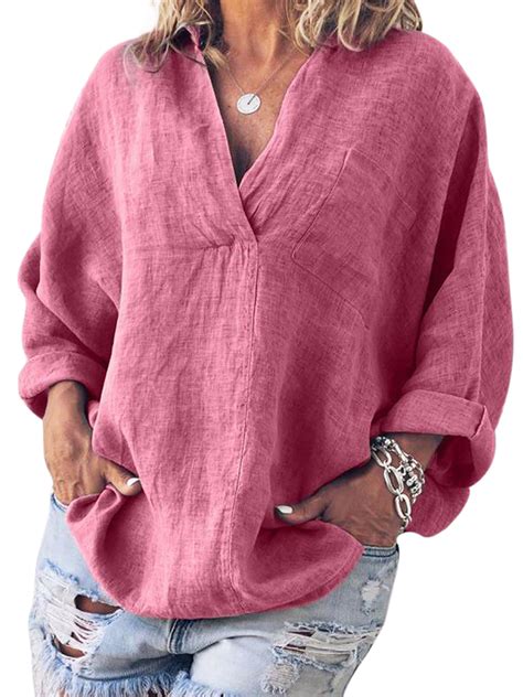 oversized shirt women casual.